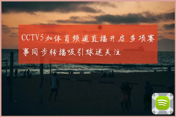 CCTV5加体育频道直播开启 多项赛事同步转播吸引球迷关注